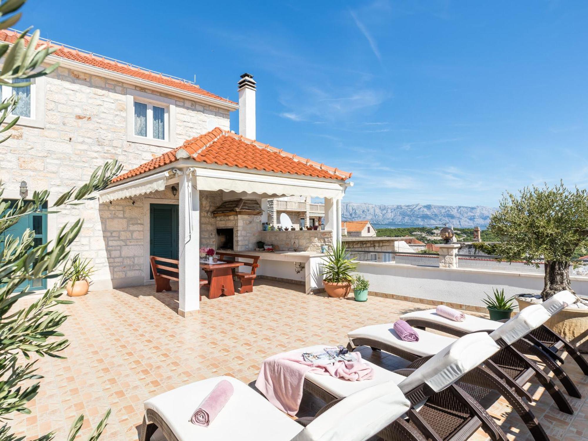 Luxurious Villa In Selca With Pool 외부 사진